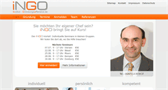 Desktop Screenshot of institut-gruendungsoffensive.de