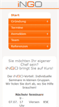 Mobile Screenshot of institut-gruendungsoffensive.de